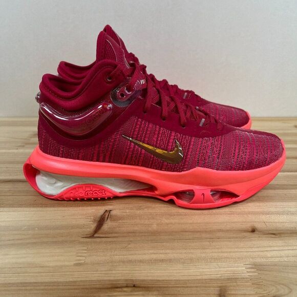 Nike Air Zoom G.T. Jump 2 Basketball sneakers Mens 8.5 Womens 10 Mystic Hibiscus - Picture 1 of 10